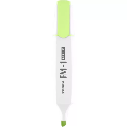 Szövegkiemelő 3,5 mm, Zebra FM-1 Mild, zöld