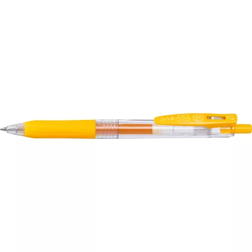 Zseléstoll 0,5 mm Zebra Sarasa Clip, sárga