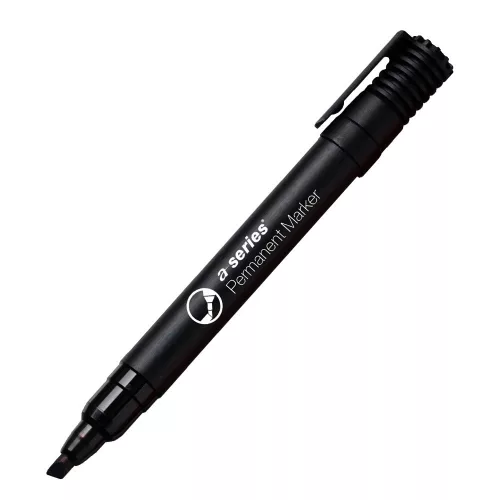 Alkoholos marker 2-5mm, vágott végű A-series fekete