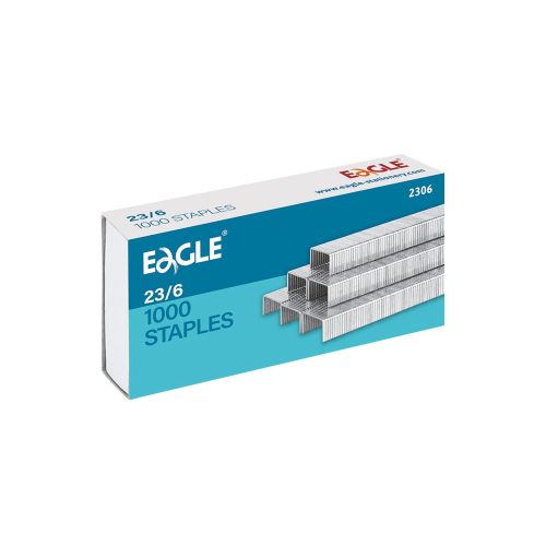 Tűzőkapocs 23/6 1000 db/doboz EAGLE