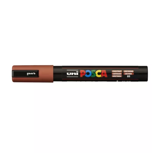 Dekormarker 1,8-2,5mm, Uni Posca PC-5M gesztenyebarna