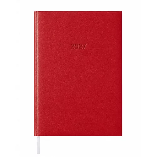 Határidőnapló agenda Standard B/5, heti fehér lapokkal bordó Bluering® 2027.