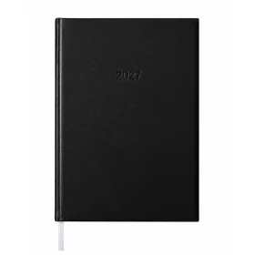   Határidőnapló agenda Standard B/5, napi fehér lapokkal fekete Bluering® 2027.