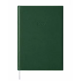   Határidőnapló agenda Standard B/5, napi fehér lapokkal zöld Bluering® 2027.