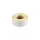Etikett címke, 30mm, körcímke tekercses, PP 1000 db/tekercs átlátszó