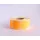 Etikett címke, 38mm, körcímke tekercses, 1000 címke/tekercs fluo narancs