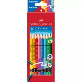   Színes ceruza készlet háromszögletű GRIP Faber-Castell 10klf. szín