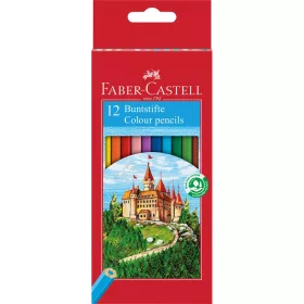   Színes ceruza készlet hatszögletű kastélyos Faber-Castell 12klf. szín