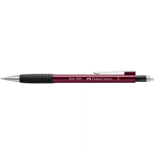 Nyomósirón 0.5mm GRIP 1345 Faber-Castell borvörös test