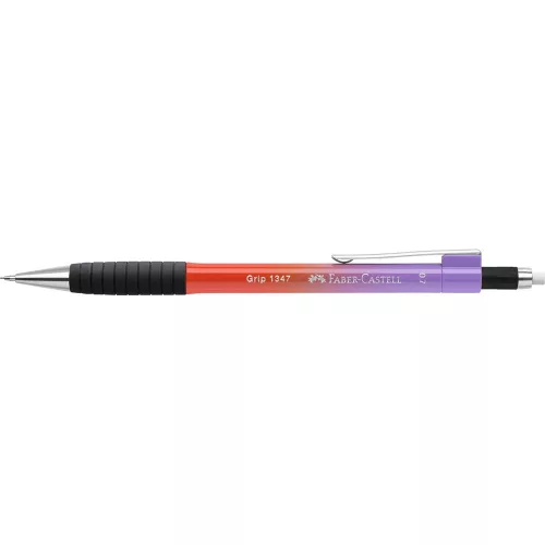 Nyomósirón 0.7mm GRIP 1347 Faber-Castell piros-lila test
