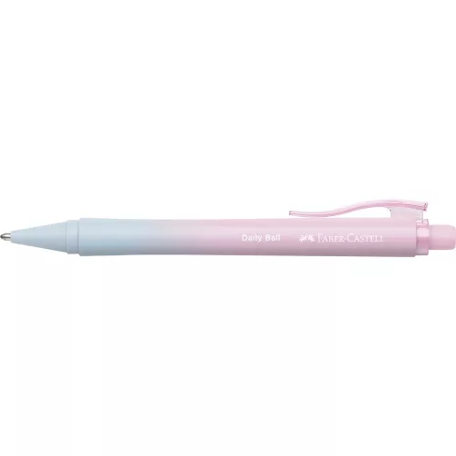 Golyóstoll DAILY BALL XB Faber-Castell színátmenetes égkék-rózsa test