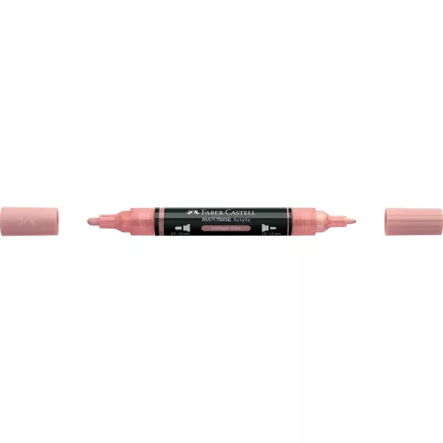 Akril marker kétvégű MULTIMARK 304 Faber-Castell vintage rózsa