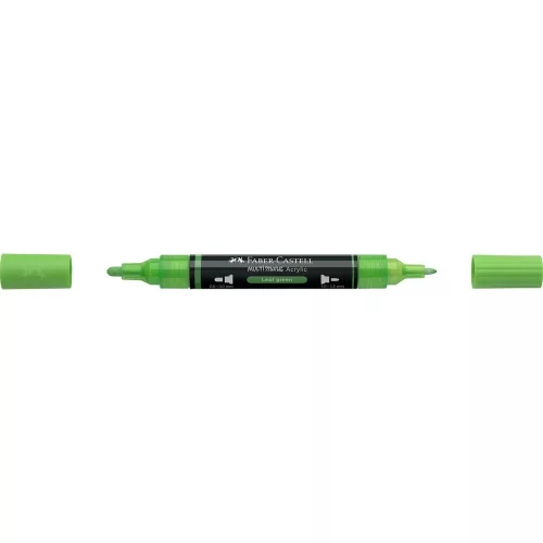 Akril marker kétvégű MULTIMARK 112 Faber-Castell levélzöld 