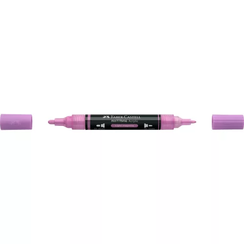 Akril marker kétvégű MULTIMARK 119 Faber-Castell világos magenta