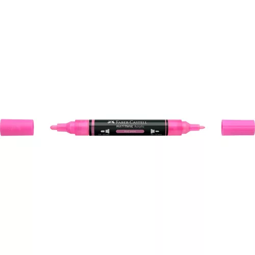 Akril marker kétvégű MULTIMARK 329 Faber-Castell pink 