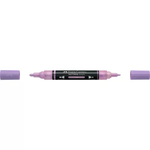 Akril marker kétvégű MULTIMARK 239 Faber-Castell lila 