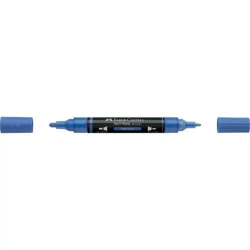 Akril marker kétvégű MULTIMARK 140 Faber-Castell világoskék 
