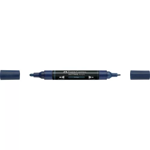 Akril marker kétvégű MULTIMARK 450 Faber-Castell indigókék 