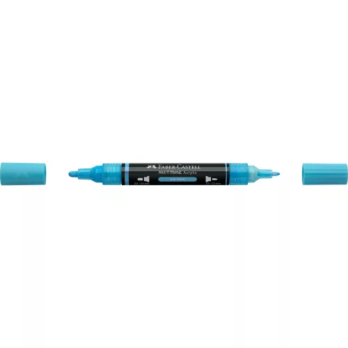 Akril marker kétvégű MULTIMARK 148 Faber-Castell jégkék 