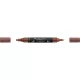 Akril marker kétvégű MULTIMARK 378 Faber-Castell gesztenyebarna 