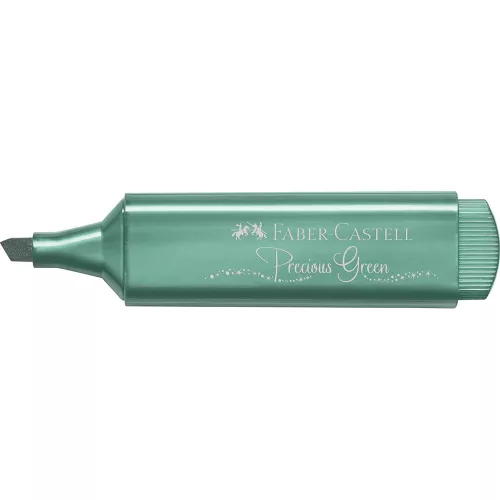 Szövegkiemelő 1-5mm vágott hegyű Faber-Castell 46 metál zöld 
