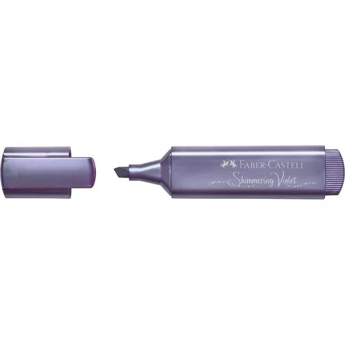 Szövegkiemelő 1-5mm vágott hegyű Faber-Castell 46 metál lila 