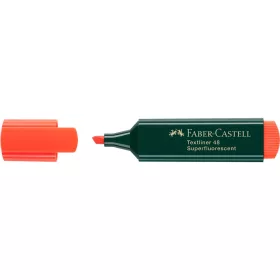   Szövegkiemelő 1-5mm vágott hegyű Faber-Castell 48 fluoreszkáló narancs 