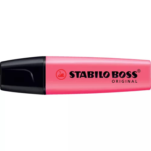 Szövegkiemelő 2-5mm, vágott hegyű, STABILO Boss original 70/58 ciklámen