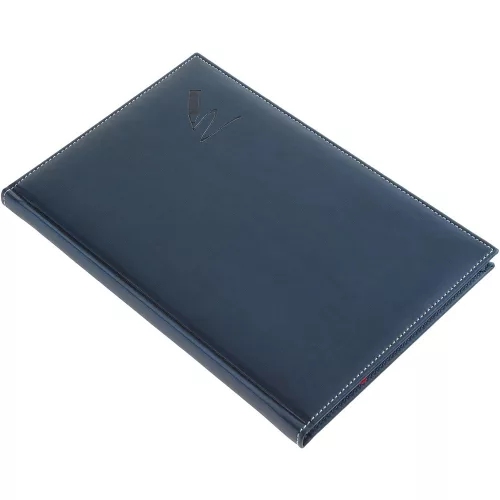 Tárgyalási napló Bolero B/5, fehér lapokkal kék Realsystem