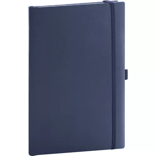Klasszikus notesz Balacron borítással dark blue, pontozott, 15x21cm, Presco