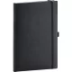 Klasszikus notesz Aprint borítással black, vonalas, 15x21cm, Presco