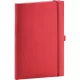 Klasszikus notesz Aprint borítással red, vonalas, 15x21cm, Presco