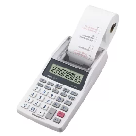 Számológép asztali szalagos 12 számjegyes Sharp EL-1611V
