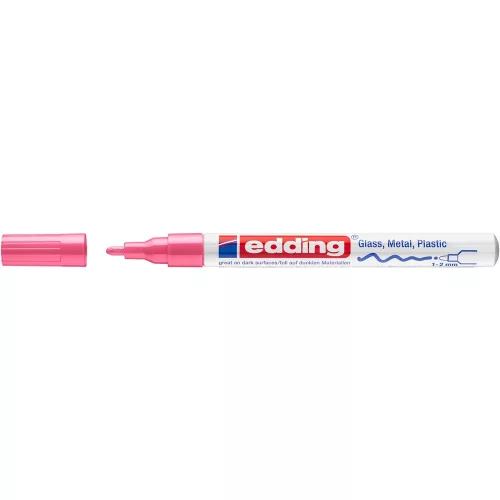 Lakkmarker 1-2mm, kerek Edding 751 rózsa
