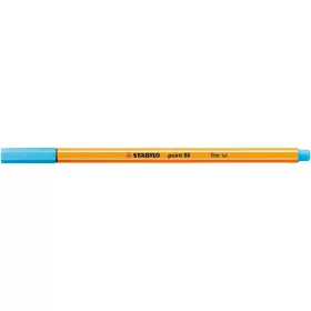 Rostirón, tűfilc 0,4mm, STABILO Point 88 azúrkék