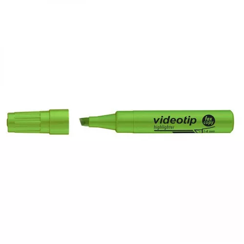 Szövegkiemelő 1-4mm, Videotip Ico zöld