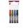 Alkoholos marker készlet, 1-4mm, vágott hegyű, Ico 12, 4 klf.szín