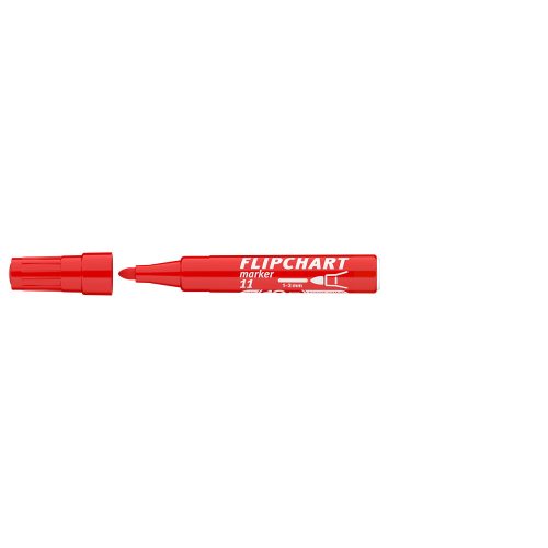 Flipchart marker vízbázisú 3mm, kerek Artip 11 piros
