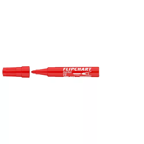 Flipchart marker vízbázisú 3mm, kerek Artip 11 piros