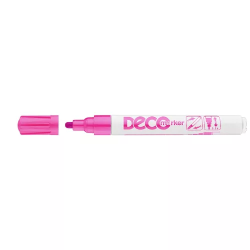 Lakkmarker, decomarker 2-4mm, kerek Ico rózsaszín