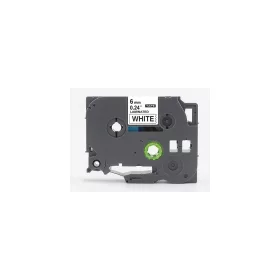 Feliratozógép szalag Brother TZE211 6mm ECO fekete/fehér