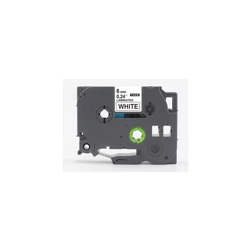 Feliratozógép szalag Brother TZE211 6mm ECO fekete/fehér