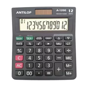   Számológép asztali 12 számjegy nagy, döntött kijelző Antilop A-1200