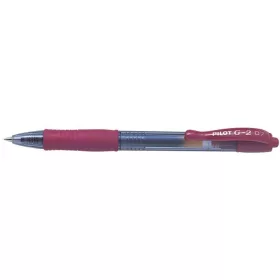 Zseléstoll 0,7mm, nyomógombos Pilot G-2, írásszín piros