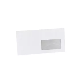   Boríték LA4 enyvezett bélésnyomott jobb ablakos 45x90mm 110 × 220mm J20A15 Bluering® fehér