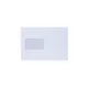 Boríték LC/5 szilikonos bélésnyomott bal ablak 45x90mm 162x229mm B20A60 Bluering® fehér