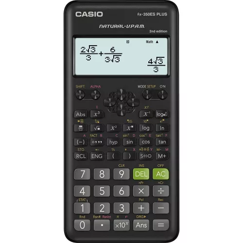 Számológép tudományos 252 funkciós Casio FX 350ES Plus 2 fekete