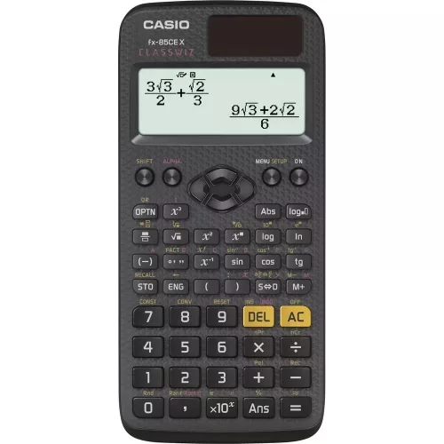 Számológép tudományos 379 funkciós Casio FX 85 CE X fekete