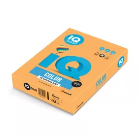   Másolópapír, színes, A4, 80g. IQ 500ív/csomag, neon narancs