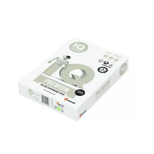 Másolópapír A4, 80g, IQ Premium 500ív/csomag